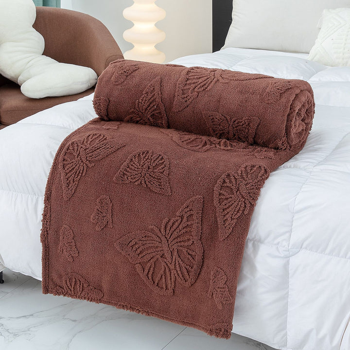 Dame Cozy blandingsvevde teppe Luvikno