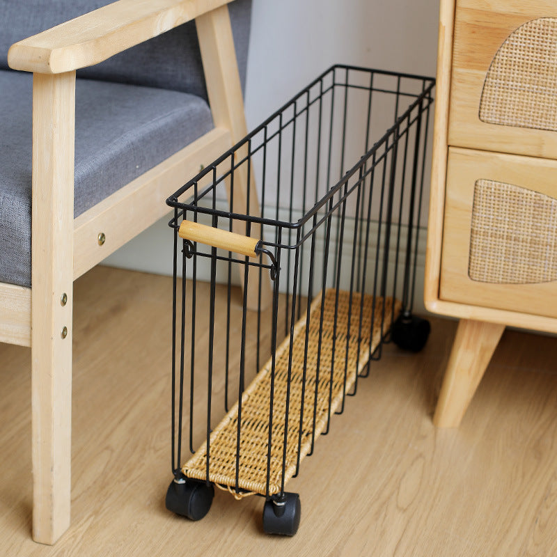 Unisex Moderne oppbevaringskurv med hjul Luvikno