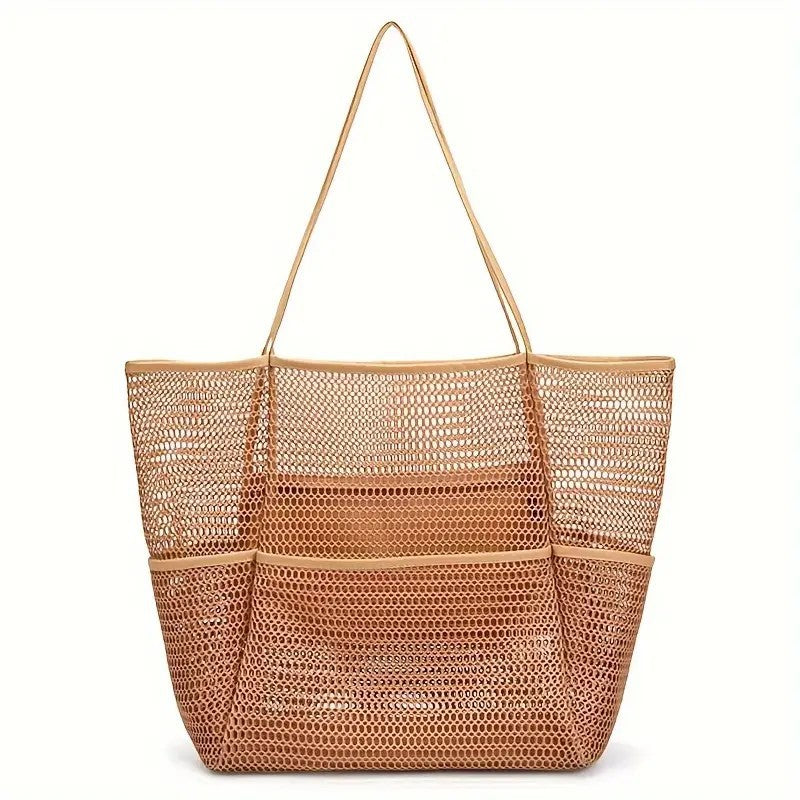 Damer praktisk nett shoppingbag Luvikno