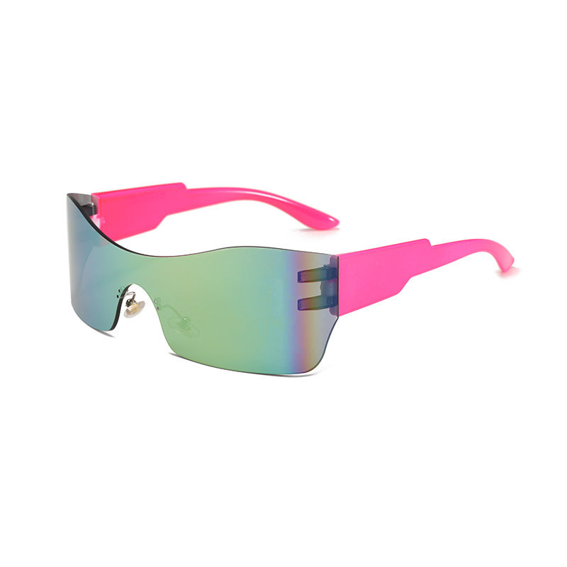 Dame Sporty Racing Sunglasses med innovativt luftgjennomtrengelig ramme Luvikno