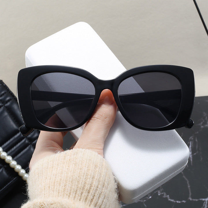 Dame Oversized-solbriller med elegant design Luvikno
