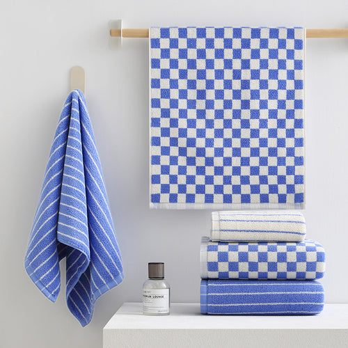 Damer Elegant Frotté Håndkle med Stripemønster Luvikno