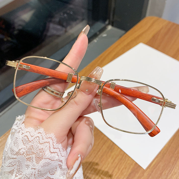 Dame solbrille med luksuriøs treinnfatning Luvikno