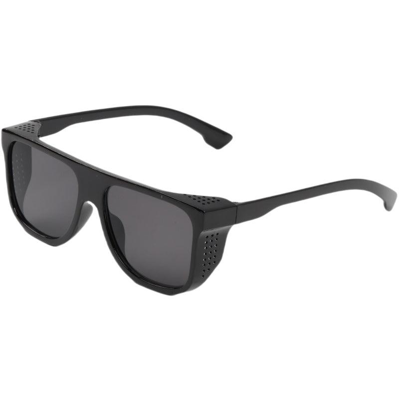 Dame moterik oversized solbrille med unik aksent Luvikno
