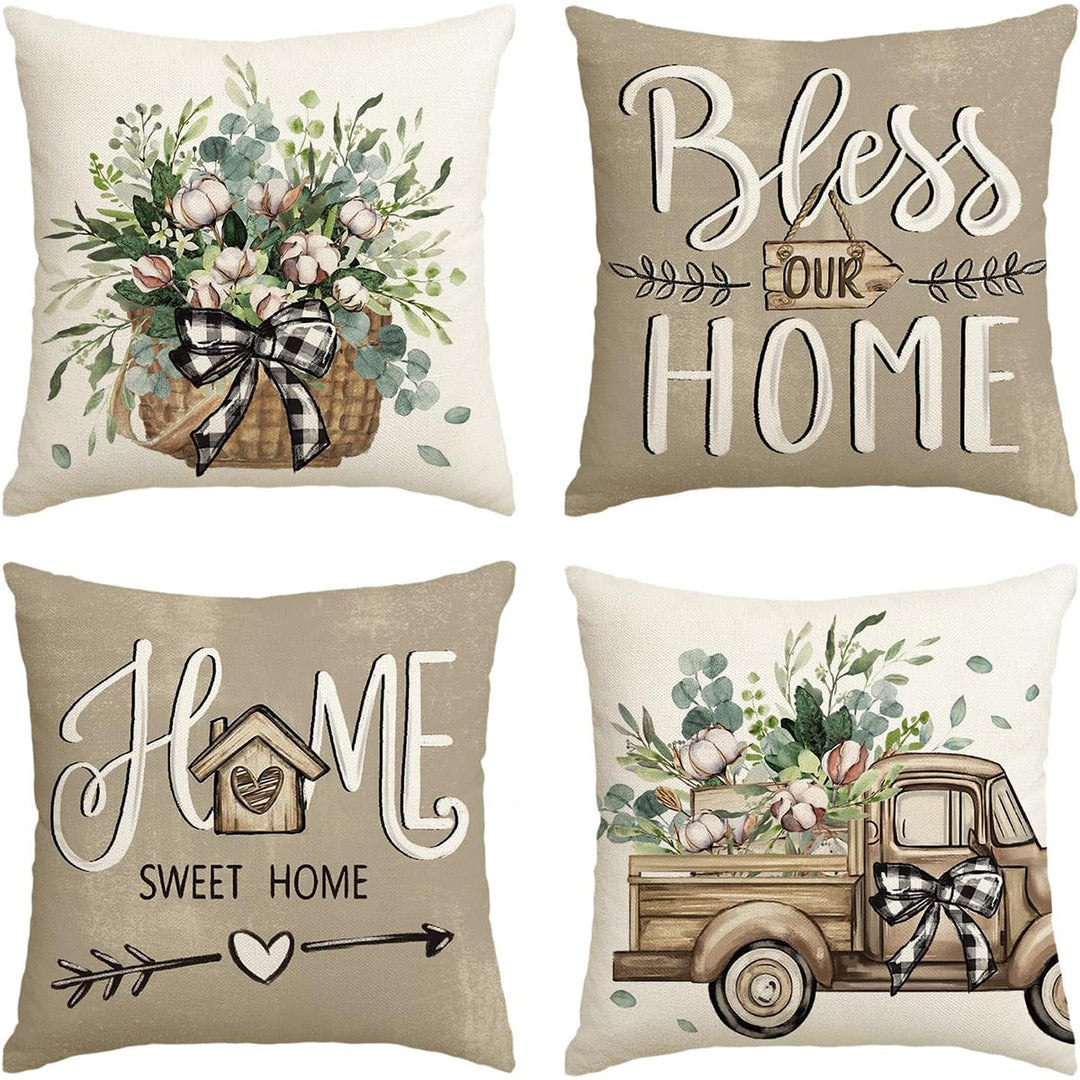 Women’s pillowcases with cheerful sunflower design Luvikno
