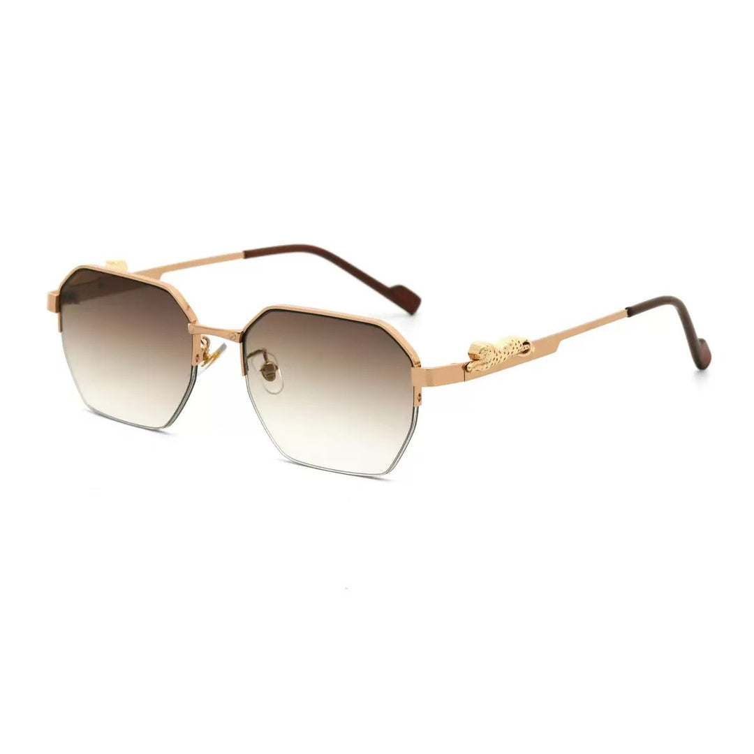 Dame elegant solbrille i moderne oktagon-design Luvikno