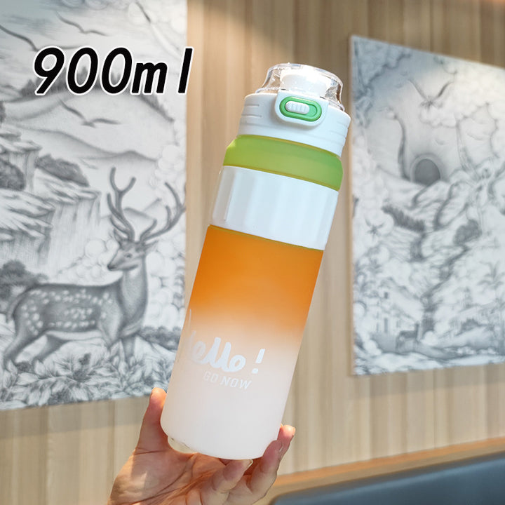 Damer allsidig drikkeflaske med innovativt lokk Luvikno