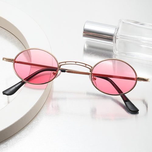 Dame rund fashion solbrille Luvikno