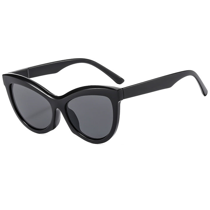 Dame moteriktig solbrille i elegant Cat-Eye stil Luvikno