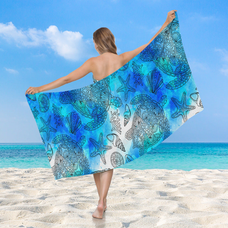 Women's beach towel by Luvikno