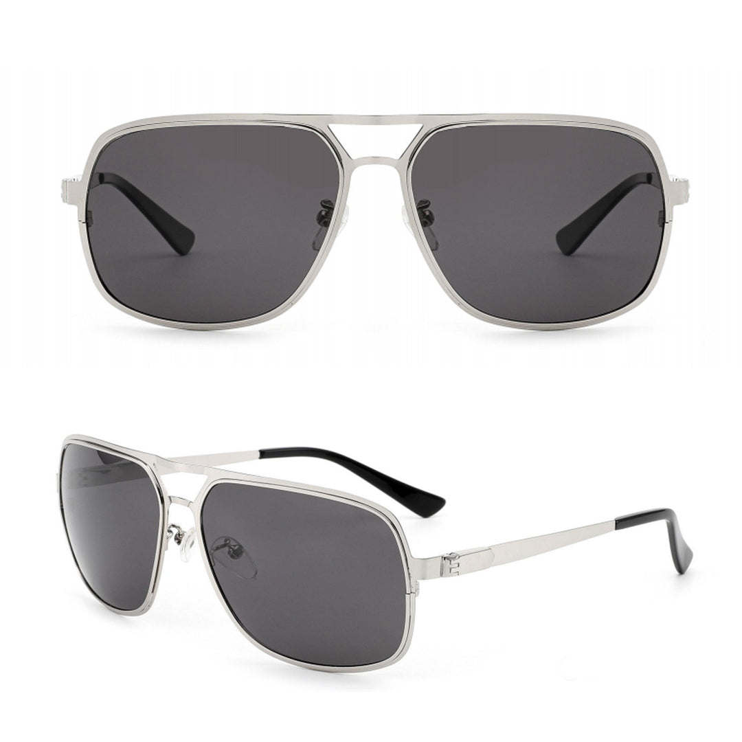 Dame stor solbrille i moderne design med robust ramme Luvikno