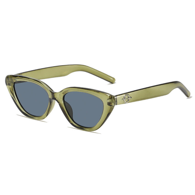 Dame Cat-Eye solbriller med UV-beskyttelse og robust ramme Luvikno
