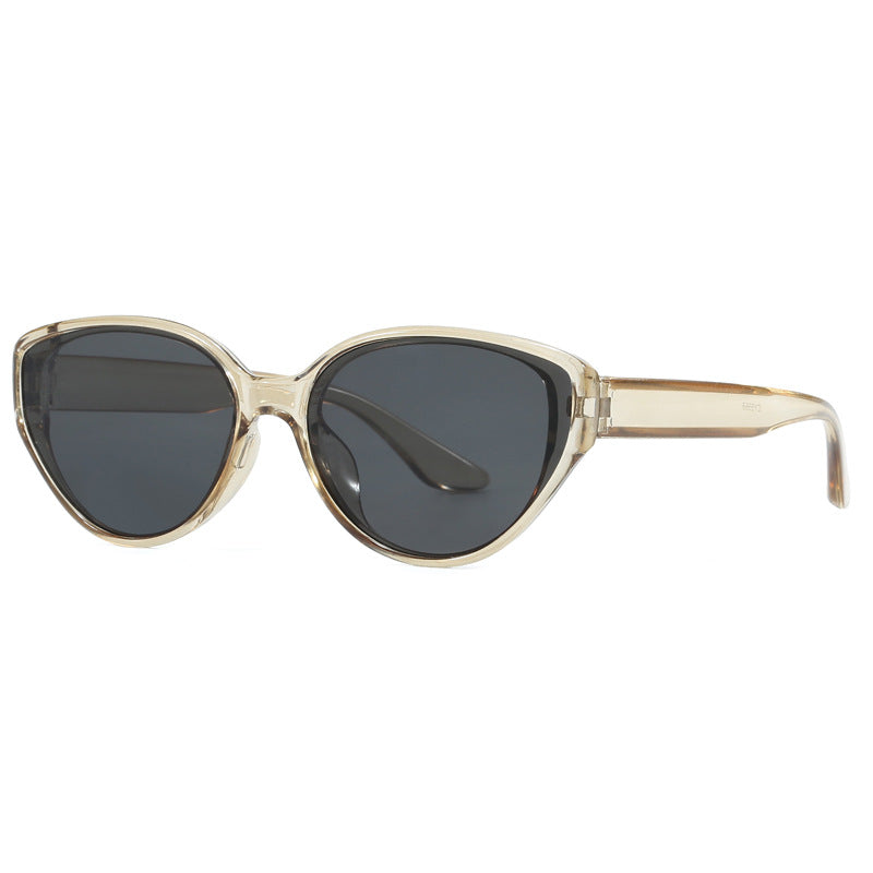Dame Cat-Eye solbriller med moderne design Luvikno