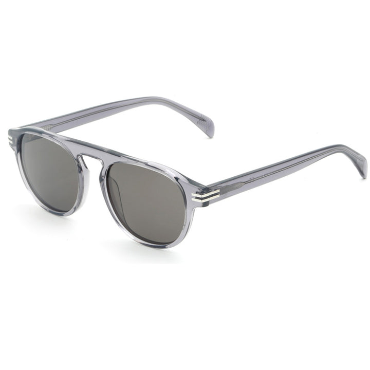 Dame moteriktig solbrille med smal ramme og stilige detaljer Luvikno