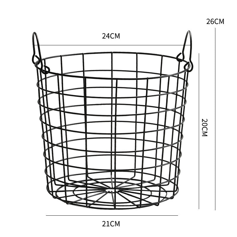 Unisex trådkurv med ergonomisk bærehåndtak Luvikno