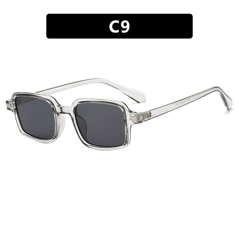 Dame kvadratisk solbrille med beskyttende UV-filter og robust ramme Luvikno