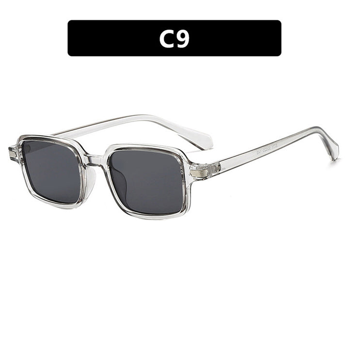 Dame kvadratisk solbrille med beskyttende UV-filter og robust ramme Luvikno