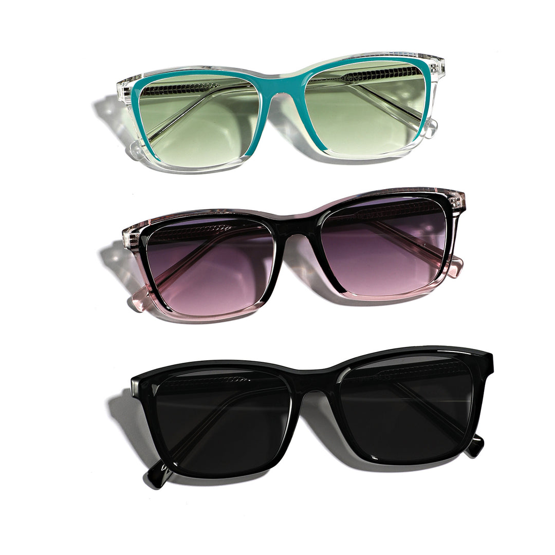 Dame moteriktig solbrille med stilige og beskyttende glass Luvikno