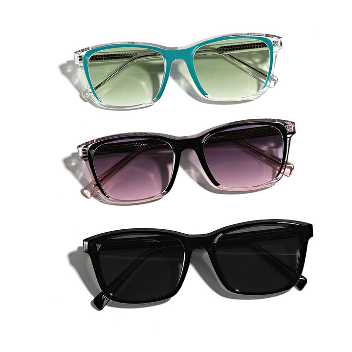 Dame moteriktig solbrille med stilige og beskyttende glass Luvikno