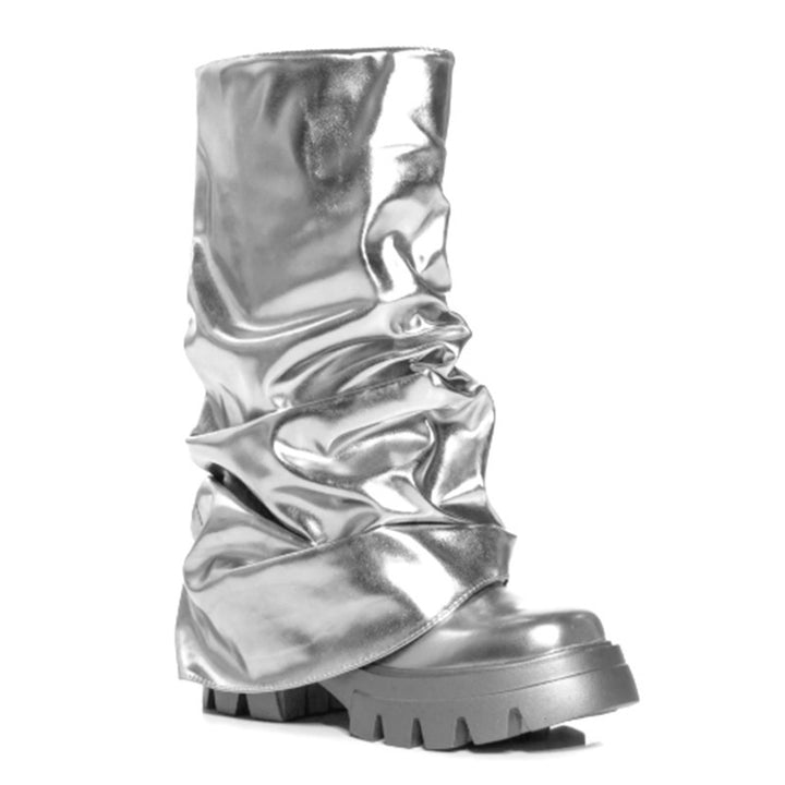 Femme Slouchy Metallic Yli-polvi-saappaat Luvik