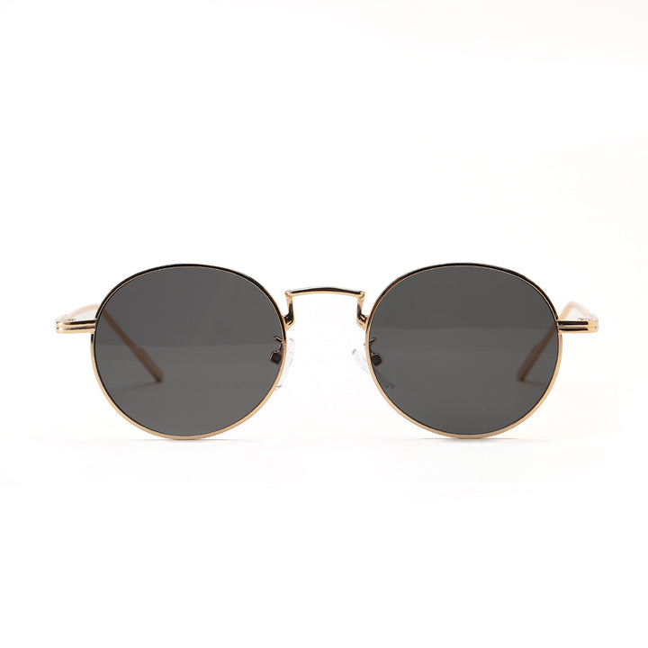 Dame rund modisk solbrille med elegant design Luvikno