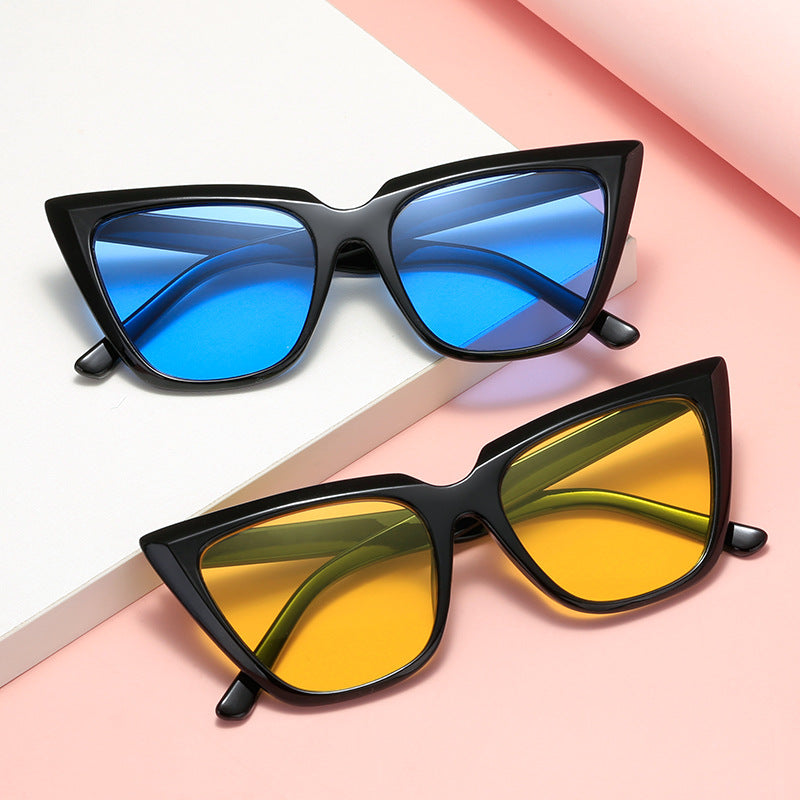 Damer Geometrisk Oversized Solbrille Luvikno