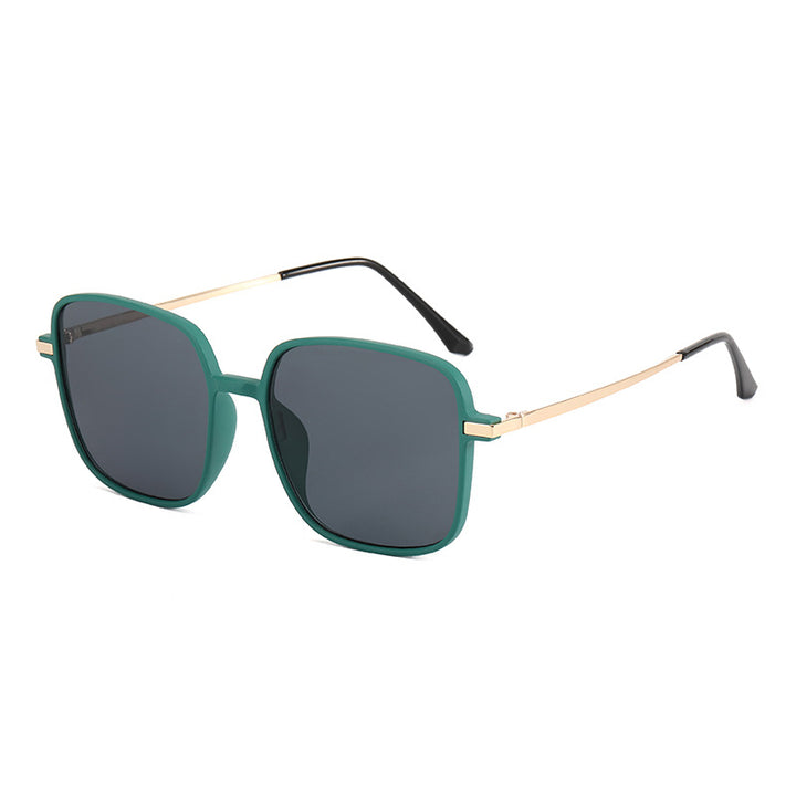 Dame kvadratisk designbrille med filigran metallramme Luvikno