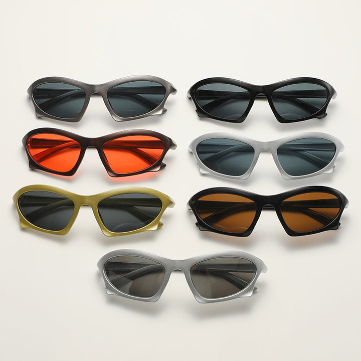 Dame moteriktig solbrille med innovativ, ergonomisk ramme Luvikno
