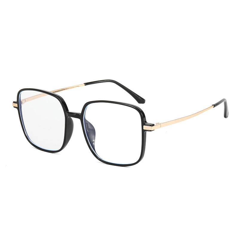 Dame kvadratisk designbrille med filigran metallramme Luvikno