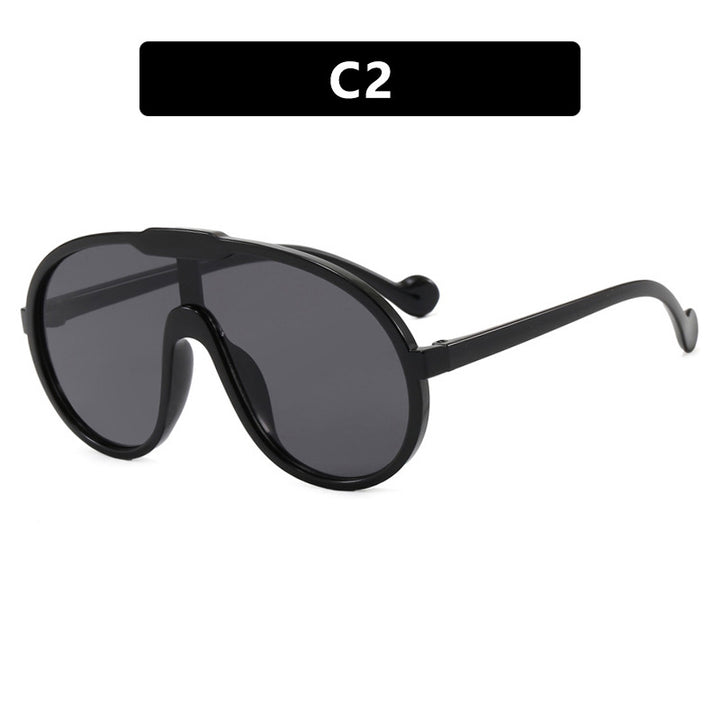 Dame moterisk sport-solbrille i unikt design med UV-beskyttelse og fleksible stenger Luvikno