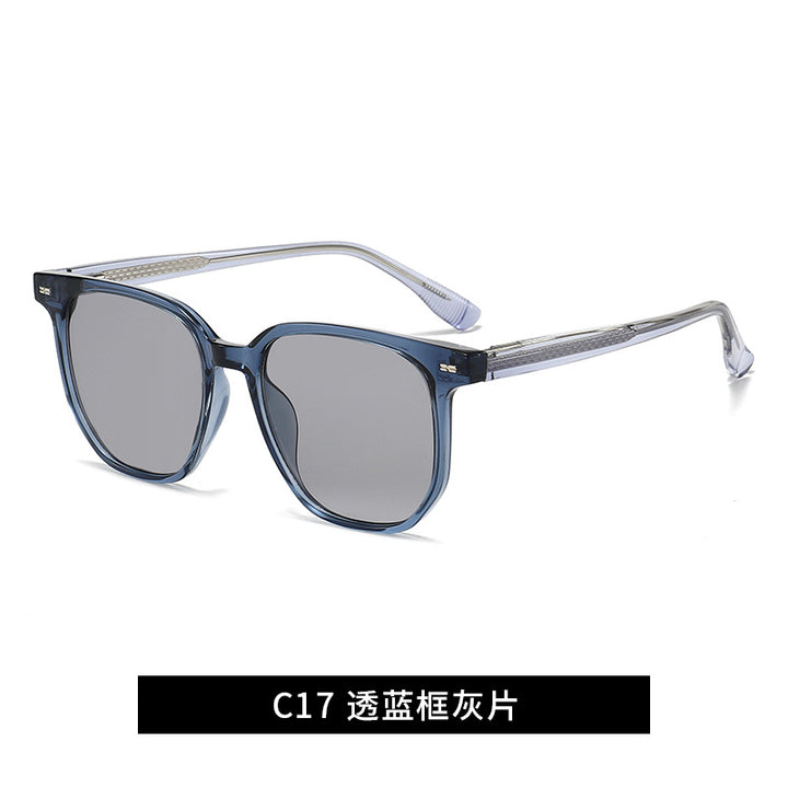 Dames solbriller i en moderne kvadratisk ramme Luvikno