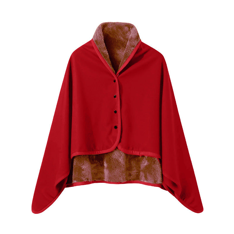 Damer Elegant Kosepledd med Krage Luvikno