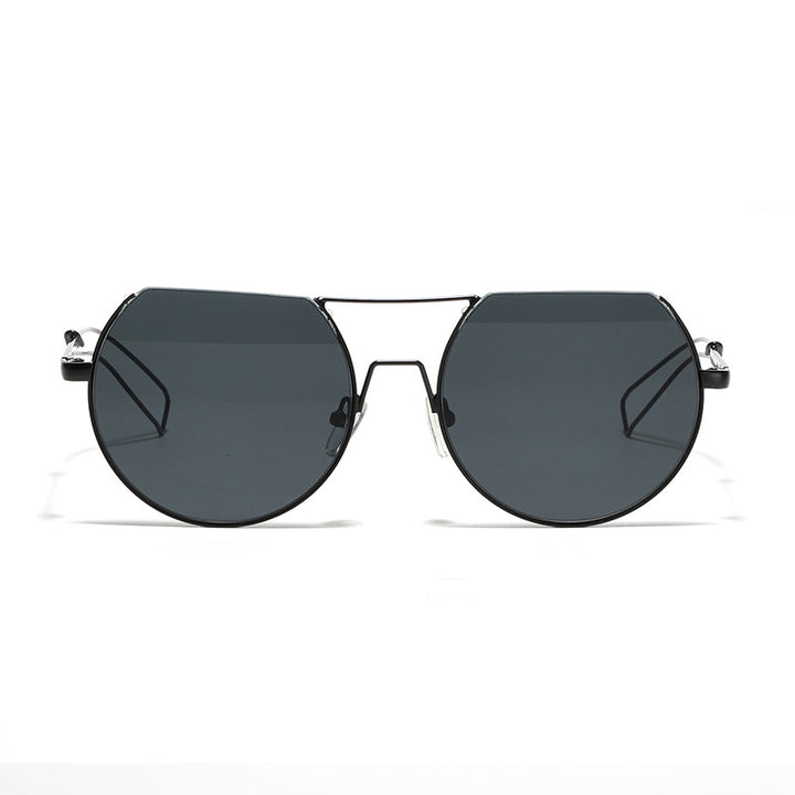 Damer stilige oversized solbriller med innovativ ramme Luvikno
