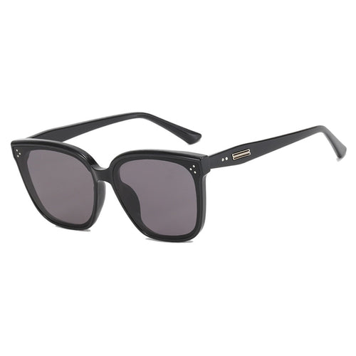 Dame moderne oversized solbrille med elegant, bred ramme Luvikno