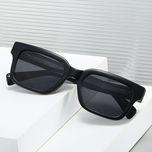 Damer trendy firkantet solbrille Luvikno