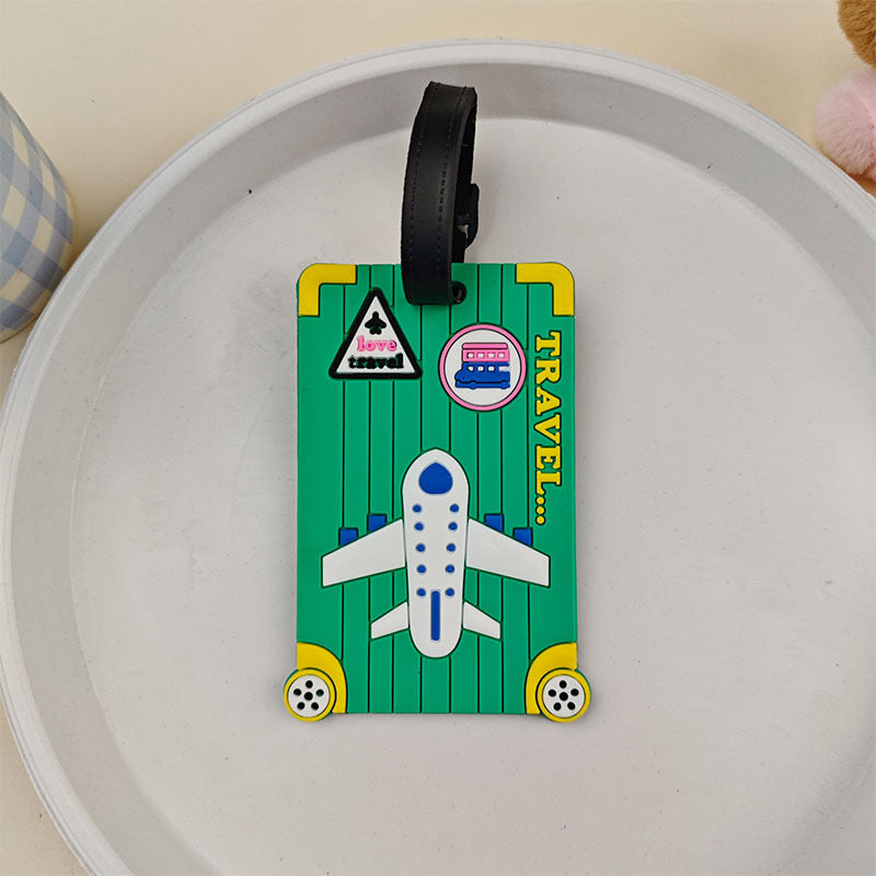Unisex bagasjetag med morsomt flydesign Luvikno