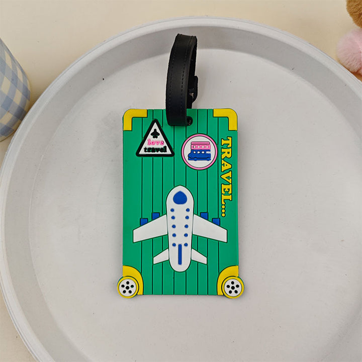 Unisex bagasjetag med morsomt flydesign Luvikno