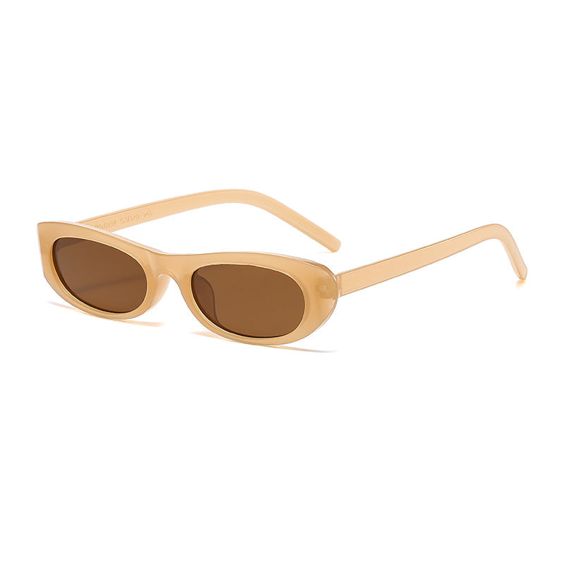 Dame moteriktig solbrille i elegant cat-eye stil Luvikno