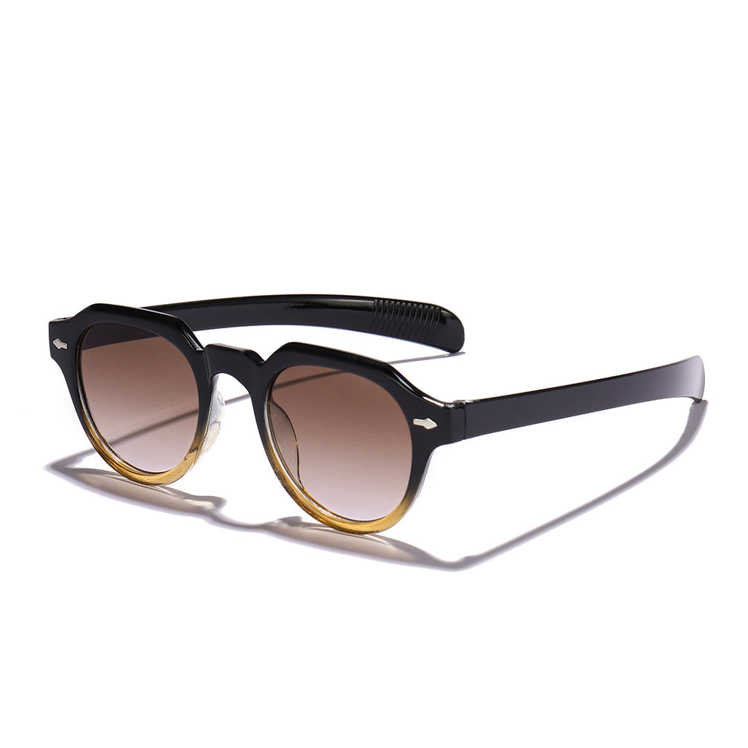 Dame solbrille med stillegående og unik ramme Luvikno