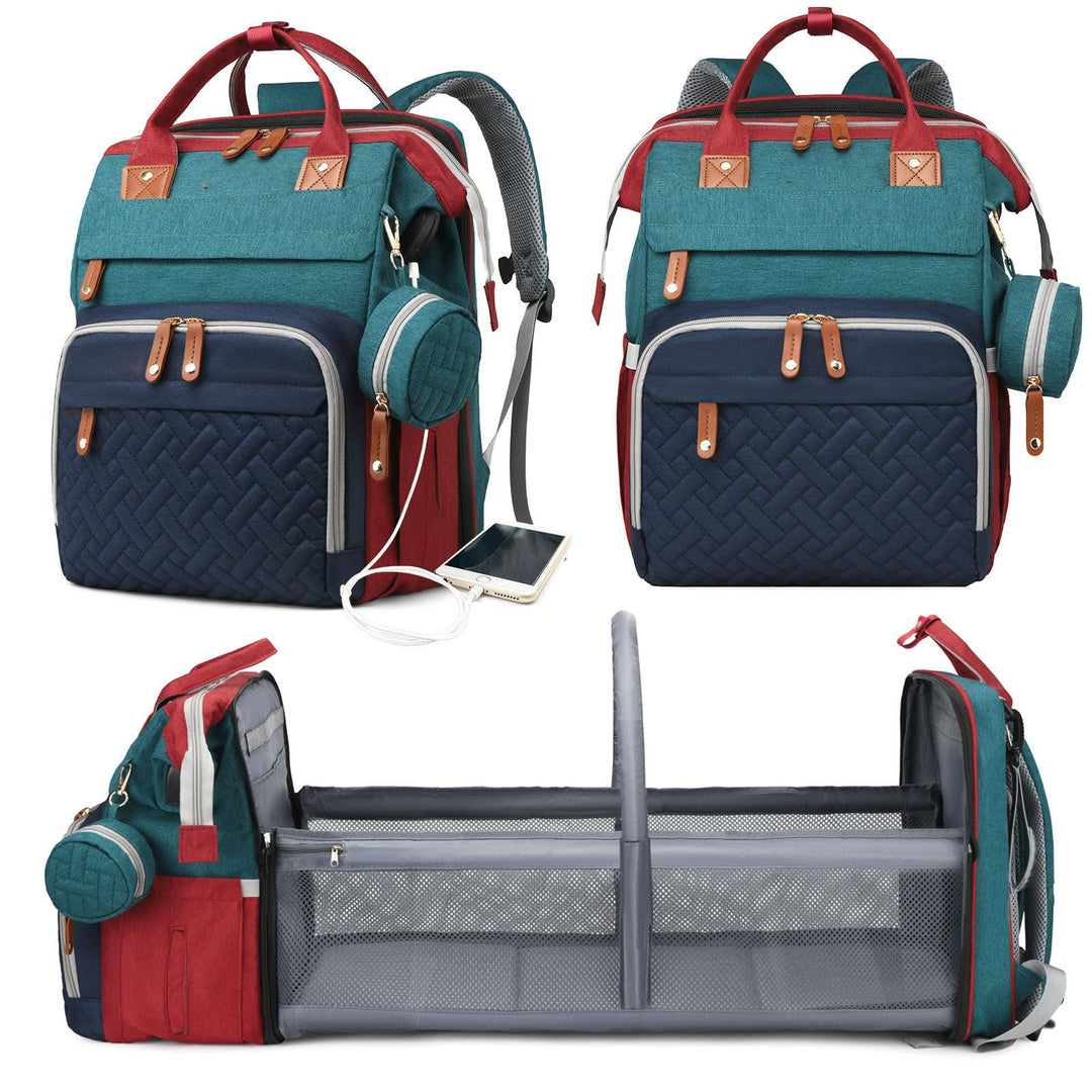 Unisex multifunksjonell ryggsekk med avtakbar glidelås og isolert rom Luvikno