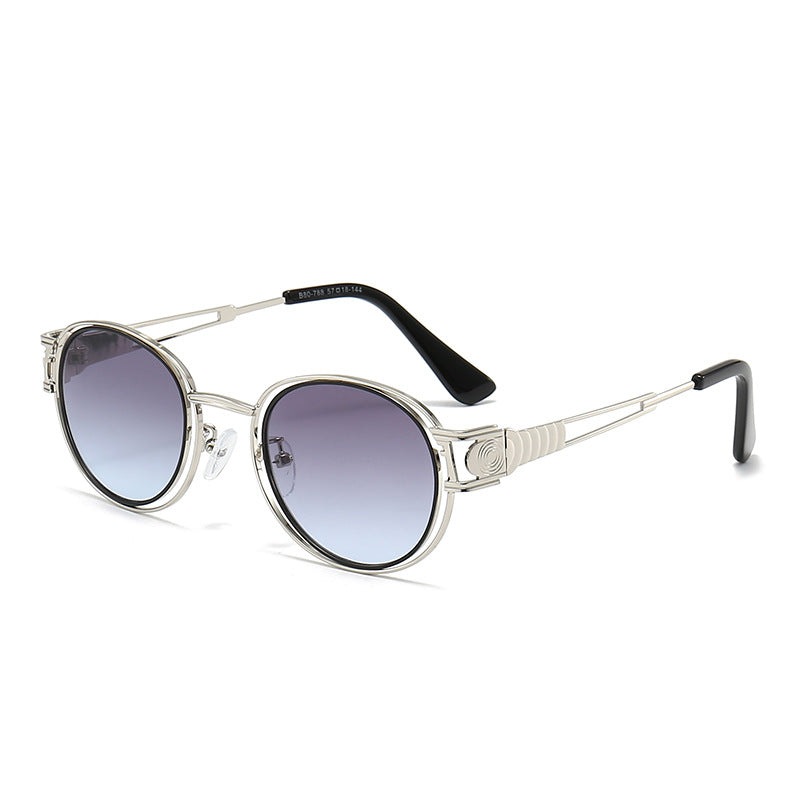 Dame solbrille med moderne metallramme og komfortable nesepads Luvikno