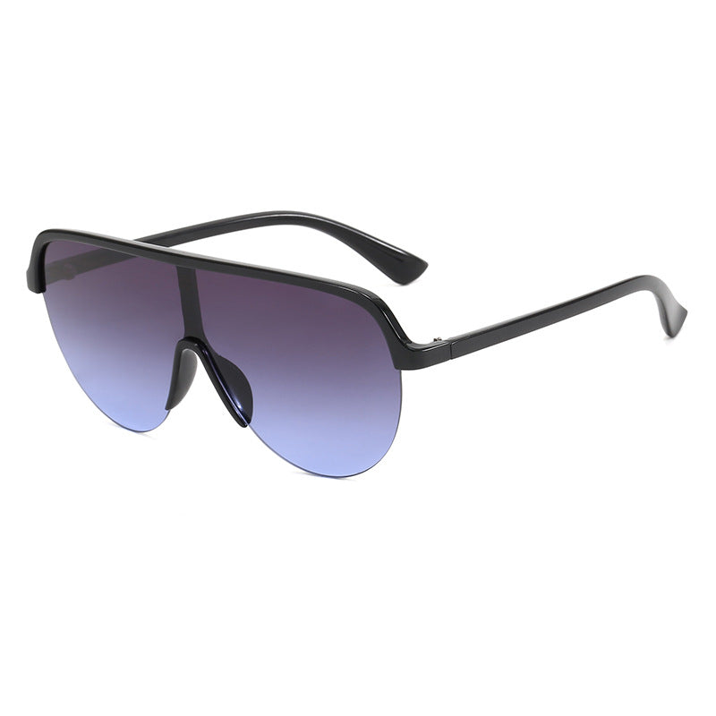 Dame oversized Visir solbrille Luvikno