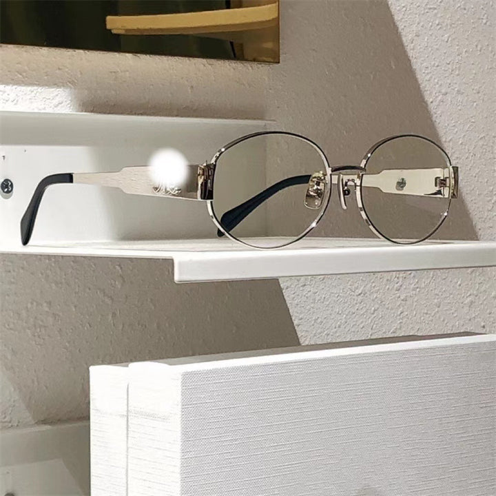 Dame eksklusiv ovalformet designer-solbrille Luvikno