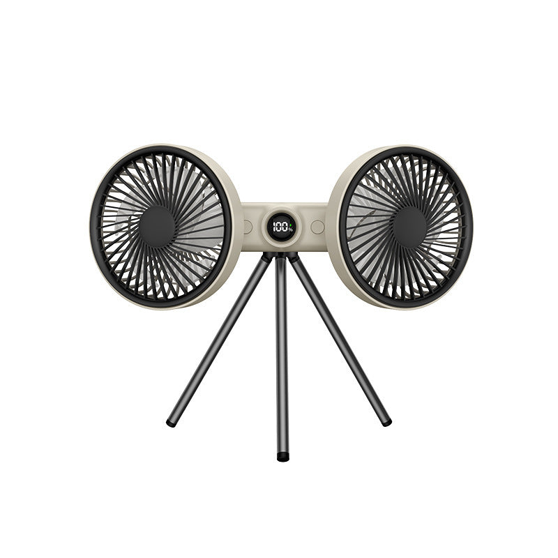 Justerbar Dual-Head Vifte Luvikno