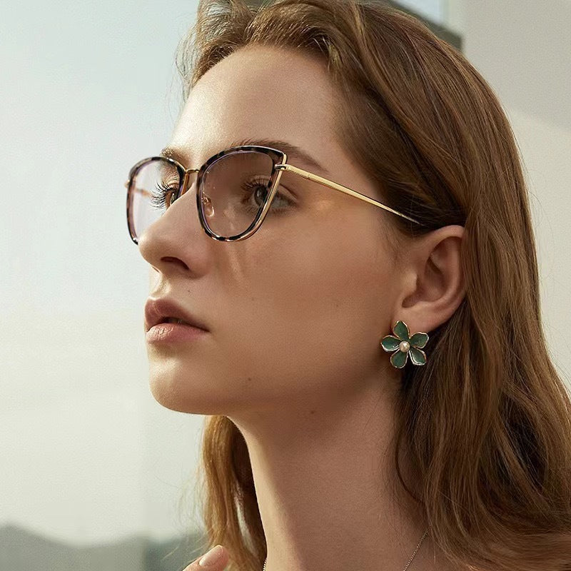 Damer moteriktig Cat-Eye solbrille med UV-beskyttelse og ergonomisk design Luvikno