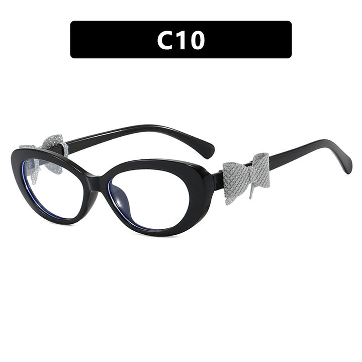 Dame moteriktig solbrille med lekent sløyfedesign Luvikno