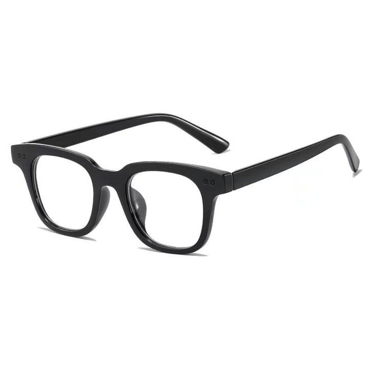 Dame moteriktig retro-solbrille med robust plastramme Luvikno
