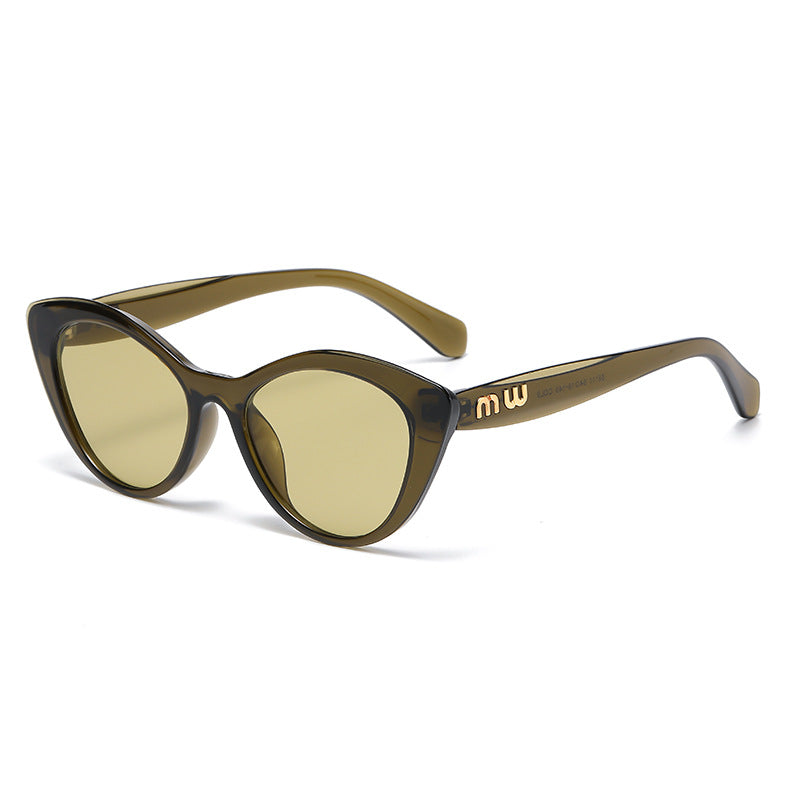 Kvinnenes fashionable cat-eye solbriller med UV-beskyttelse Luvikno