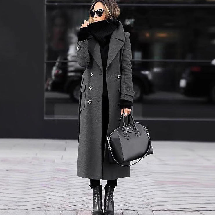 Luvik | Naisten elegantti villakangastakki