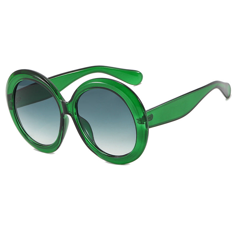 Dame moteriktig solbrille med stor ramme og UV-beskyttelse Luvikno